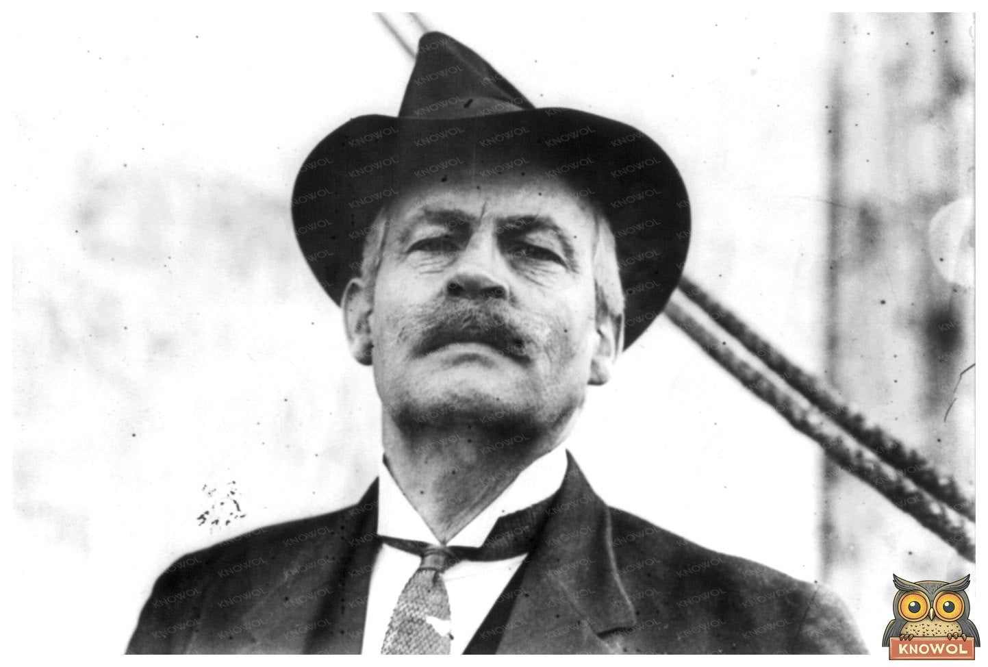 1910 Portrait of a Pioneering Journalist and Explorer