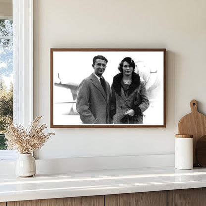 1920s Portrait of a Conductor with His Muse