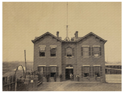 Civil War Era Men at U.S. Army Quartermasters 1861-1865