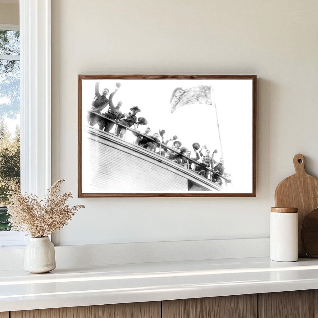 Historic New York National Guard Ferry Training, 1915