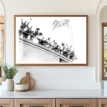 Historic New York National Guard Ferry Training, 1915