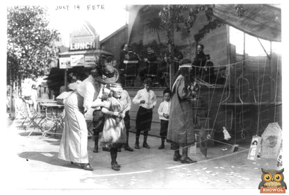 Vibrant 1910s Bastille Day Celebration in NYC