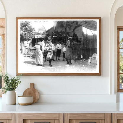 Vibrant 1910s Bastille Day Celebration in NYC