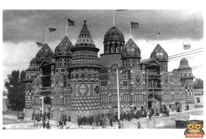 1908 Historic View of Mitchells Iconic Corn Palace
