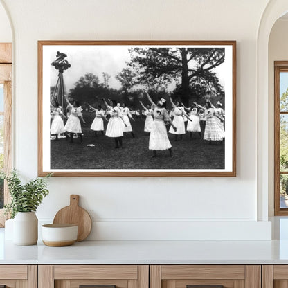 Maypole Dance: Joyful NYC School Girls, 1913
