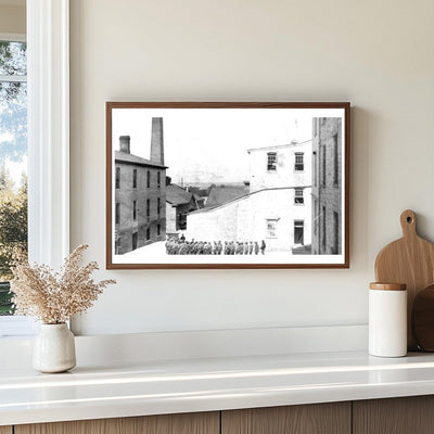 1910 Leavenworth Prisoners Marching to Dinner