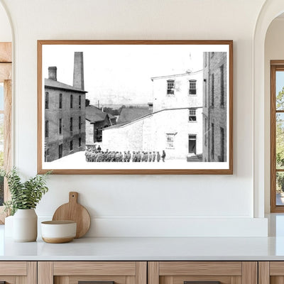 1910 Leavenworth Prisoners Marching to Dinner