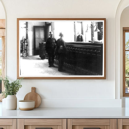 1908 New York Tenderloin Police Station Arraignment