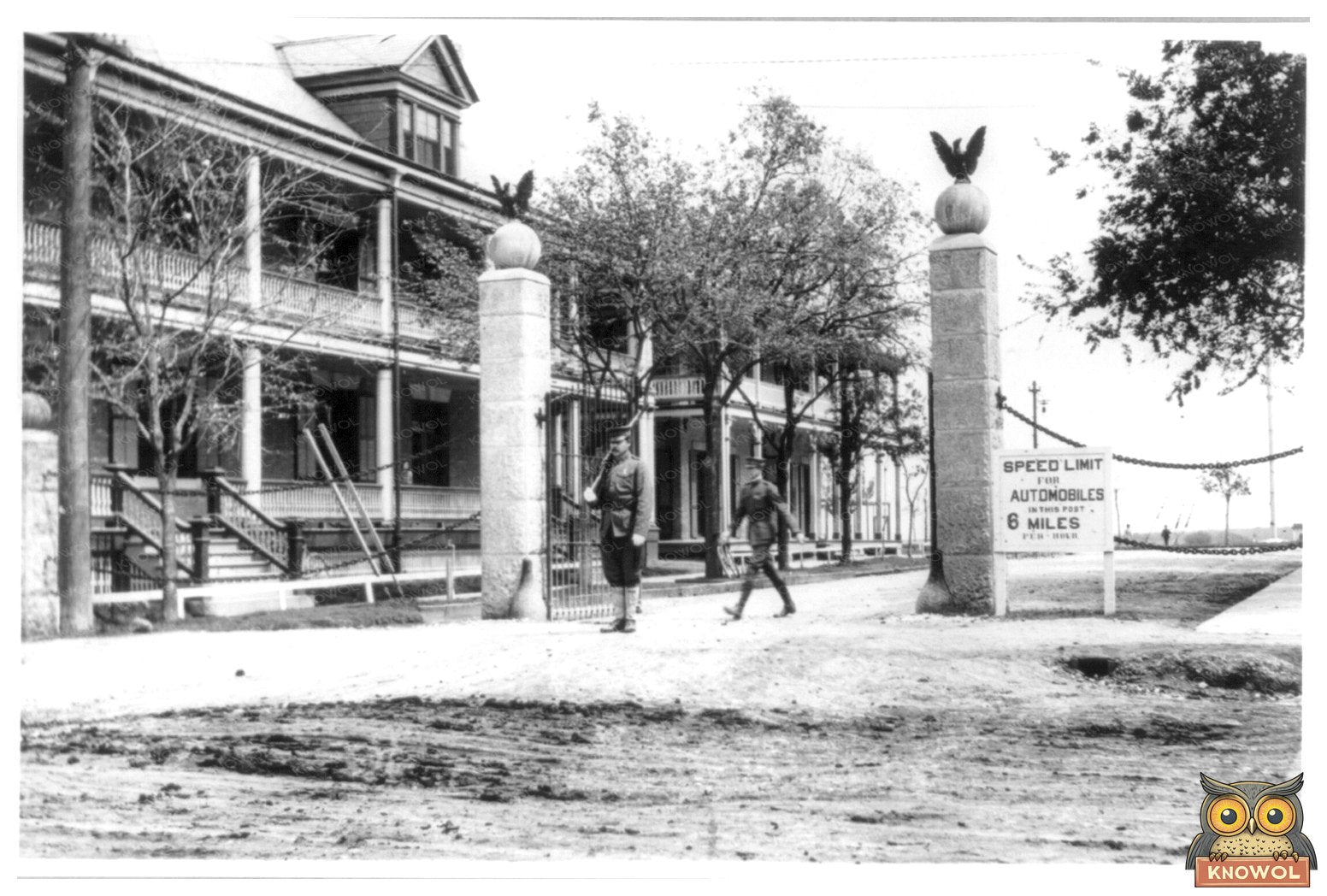 Historic Entrance of Fort Sam Houston, Texas, 1911