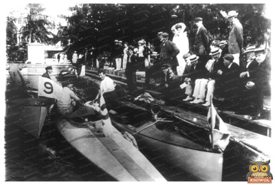Charming 1910 Motor Boats at Palm Beach Harbor