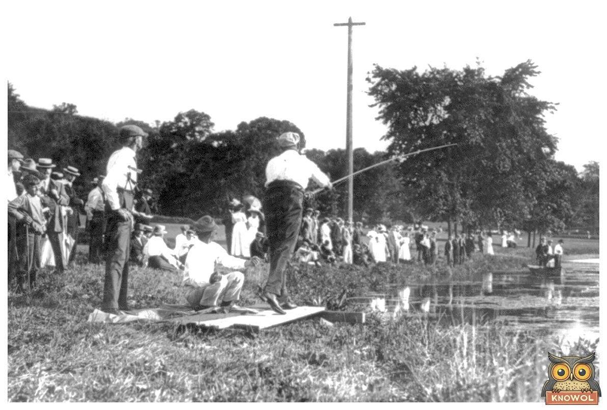 1909 Fly Casting Tournament at Van Cortlandt Park