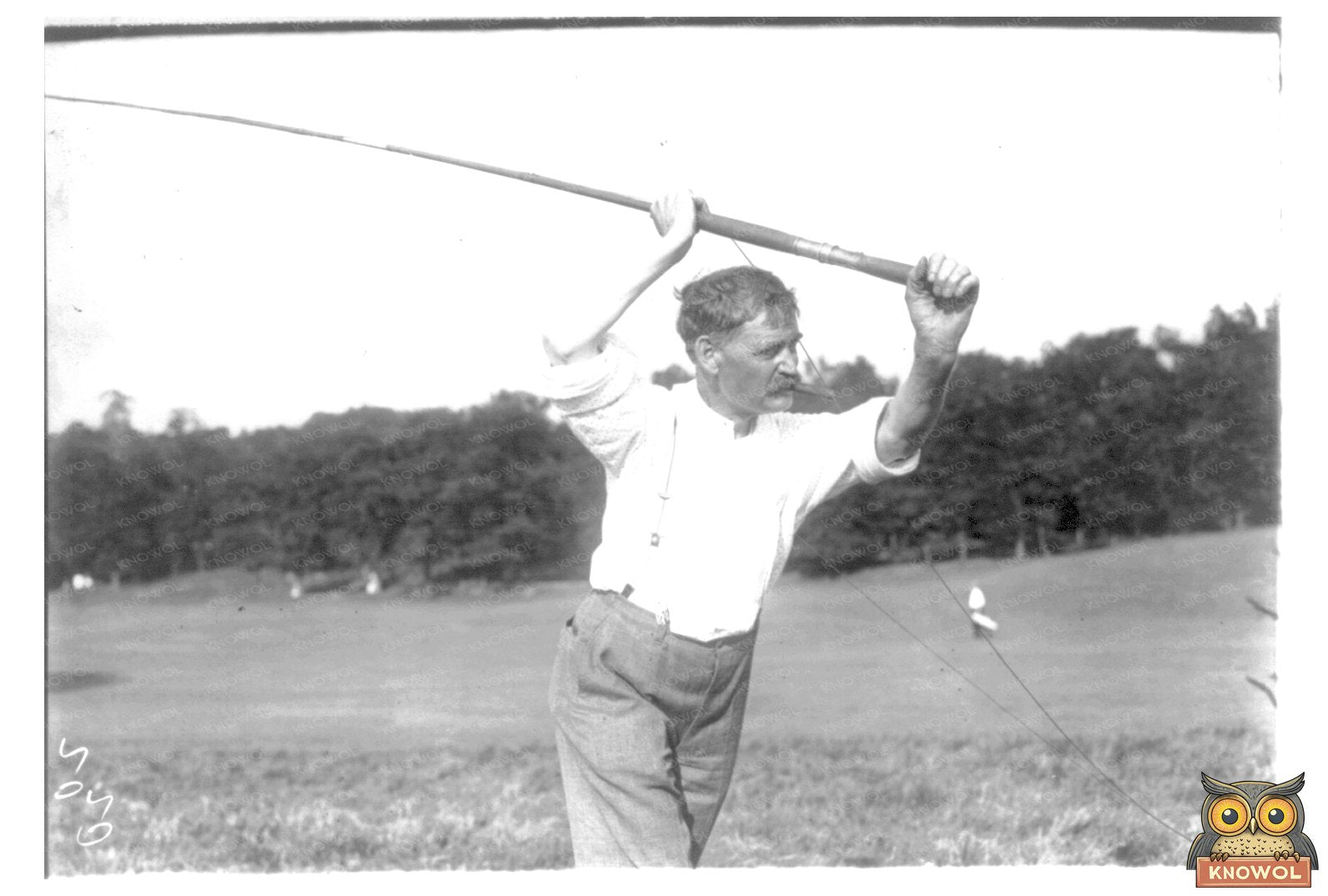 1909 Fly Casting Tournament in Van Cortlandt Park