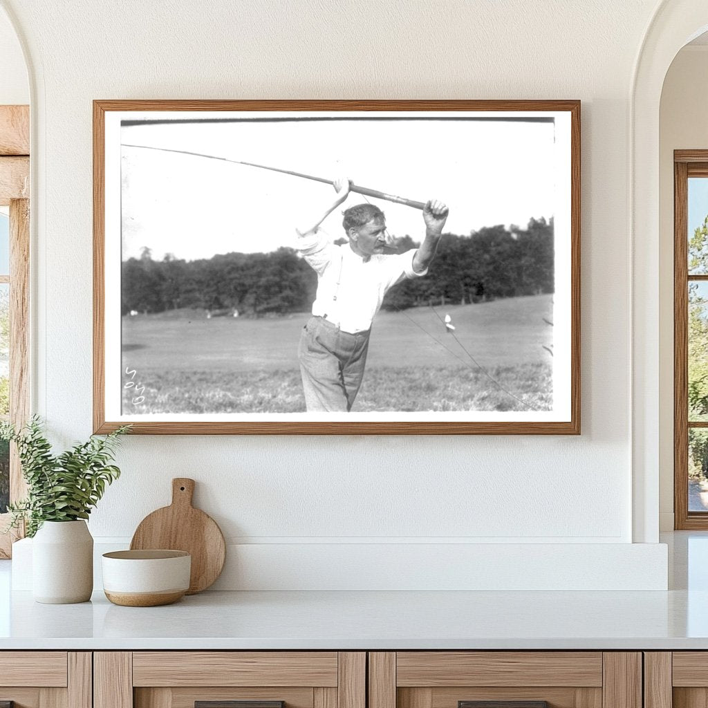 1909 Fly Casting Tournament in Van Cortlandt Park