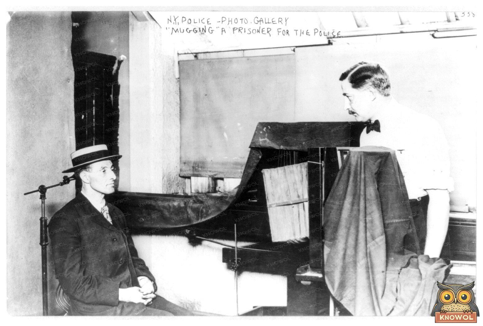 1909 New York Mug Shot: Early Police Procedures