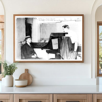 1909 New York Mug Shot: Early Police Procedures