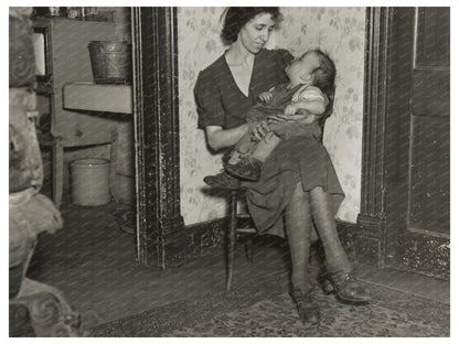 Vintage 1936 Photo of Sherer Family in Estherville Iowa