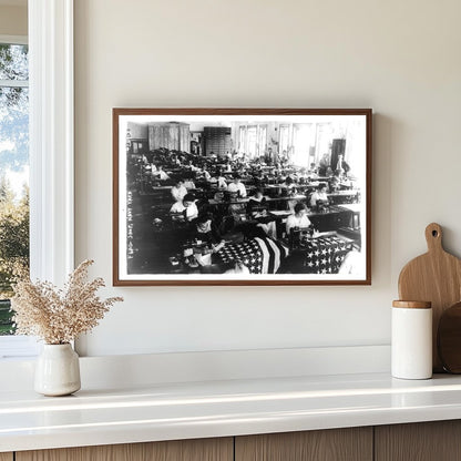 Flag Shop Near Brooklyns Naval Shipyard, 1917