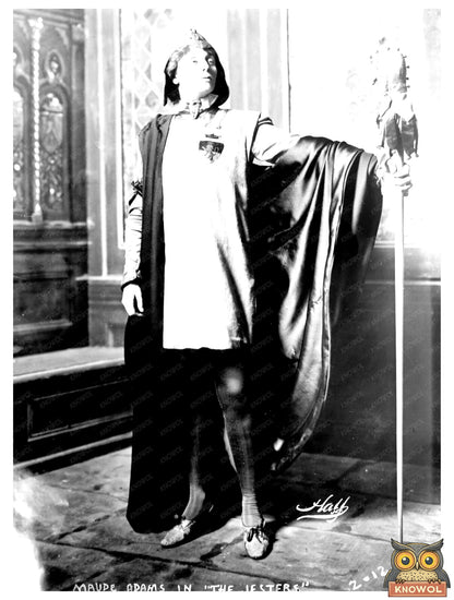 Maude Adams Captured in Mesmerizing Stage Performance