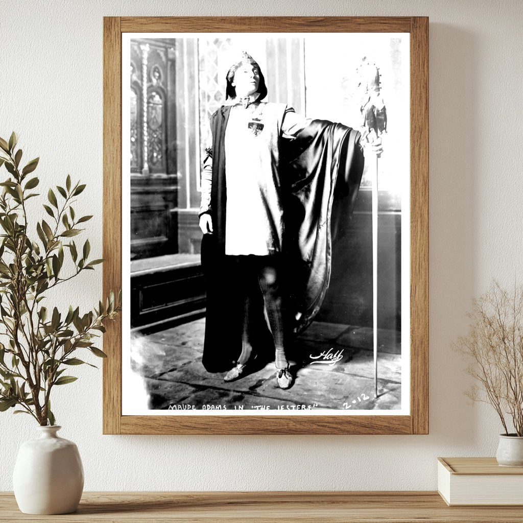 Maude Adams Captured in Mesmerizing Stage Performance