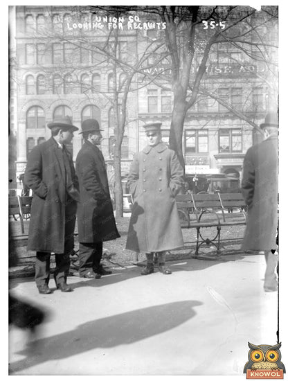 1908 Union Square Recruitment Event in New York City