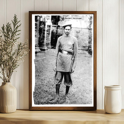 1922 British Colonial Policeman in Bombay, India