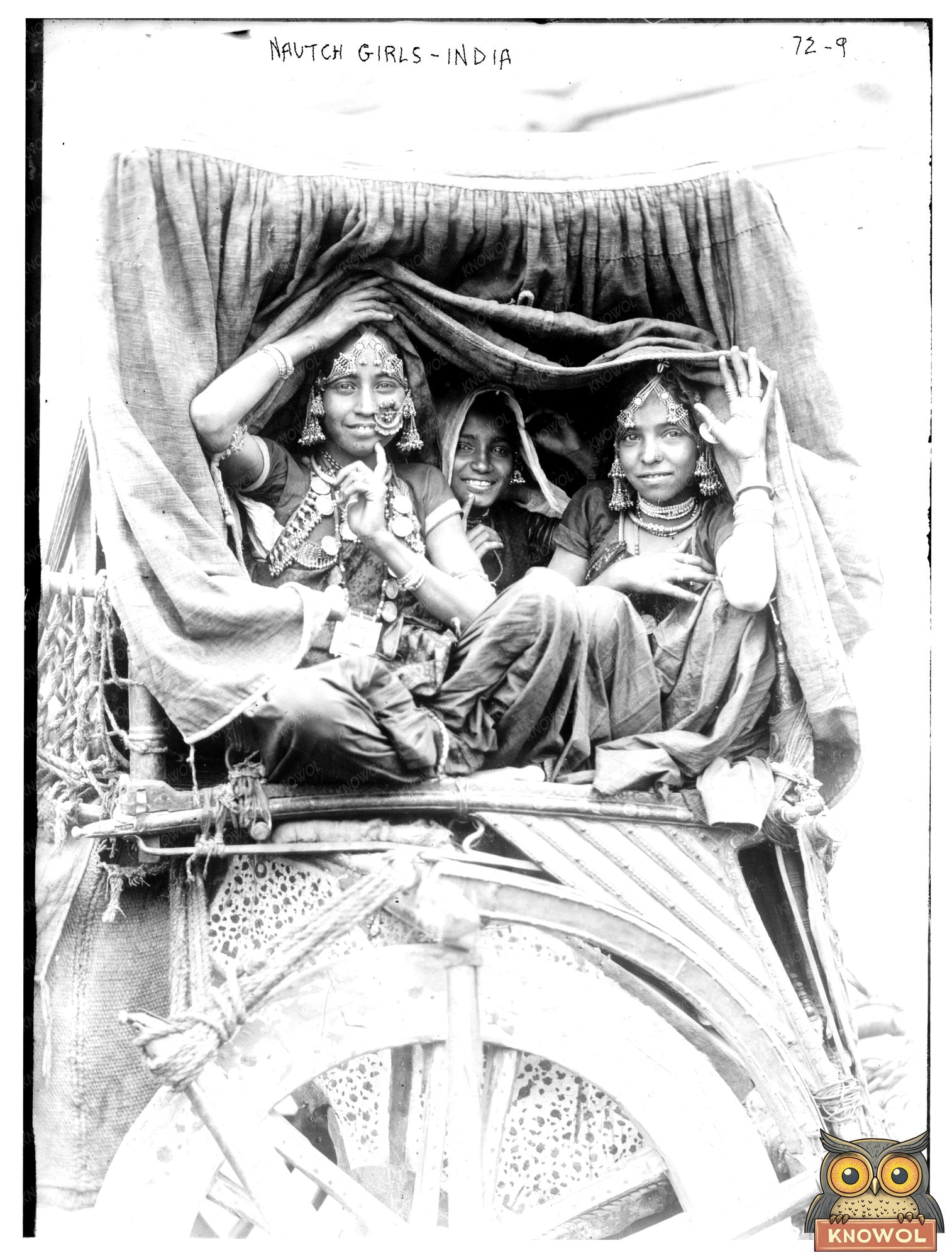 1922 Nautch Girls Performing Traditional Indian Dance