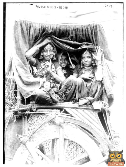 1922 Nautch Girls Performing Traditional Indian Dance