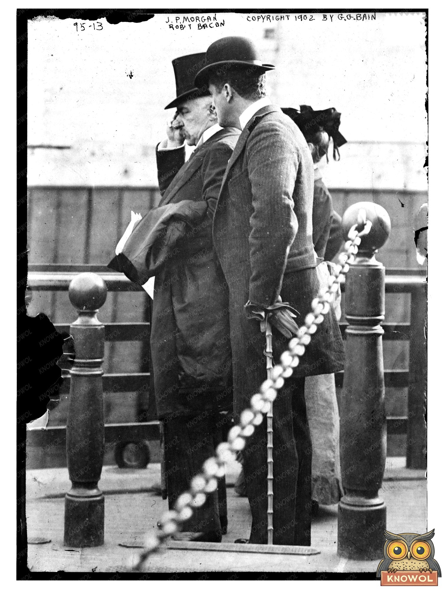 1902 Finance Titans: J.P. Morgan & Robert Bacon