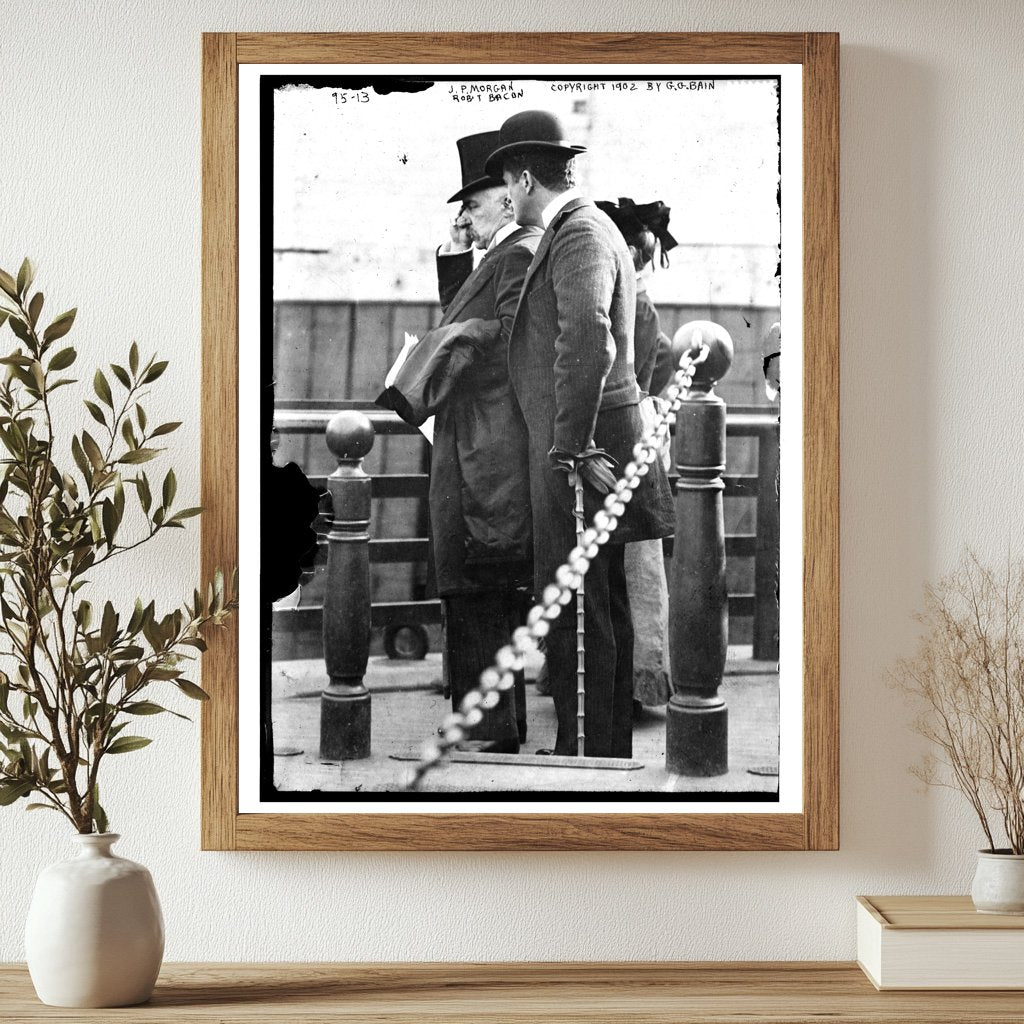 1902 Finance Titans: J.P. Morgan & Robert Bacon