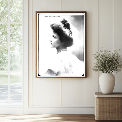 Elegant Profile of Mrs. Waldorf Astor, Society Icon