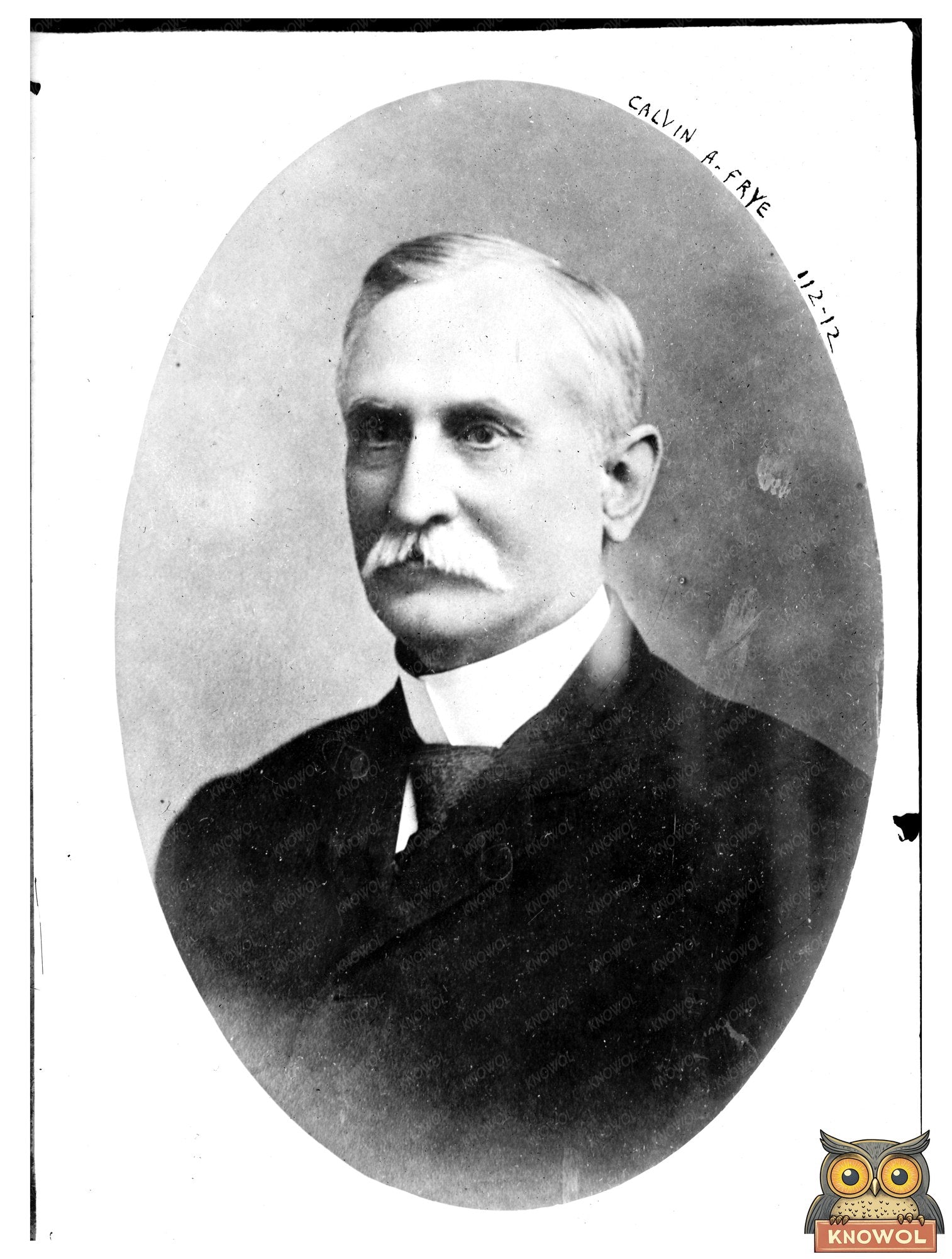 Historic Cameo Portrait of a 20th-Century Leader