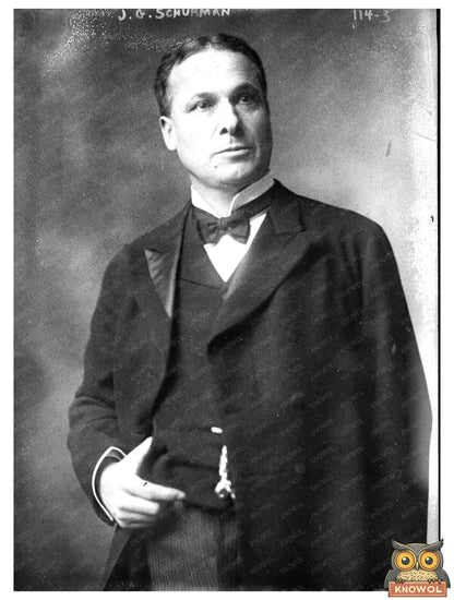 1908 Vintage Portrait of Distinguished Gent in Suit