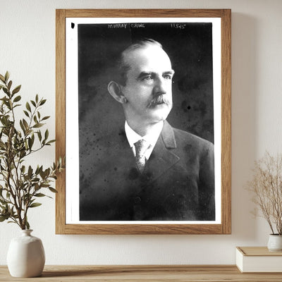 Vintage Portrait of Early 20th Century Politician