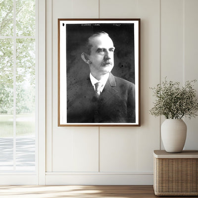 Vintage Portrait of Early 20th Century Politician