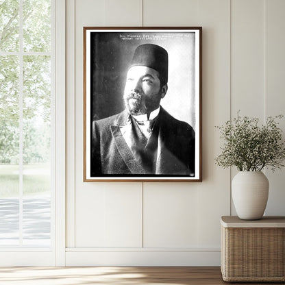 1907 Portrait of Ali Mehmed Bey, Ottoman Minister
