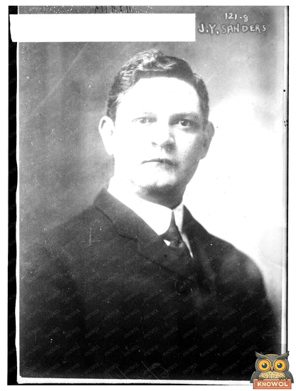 Historic Bust of Louisianas Governor J.Y. Sanders