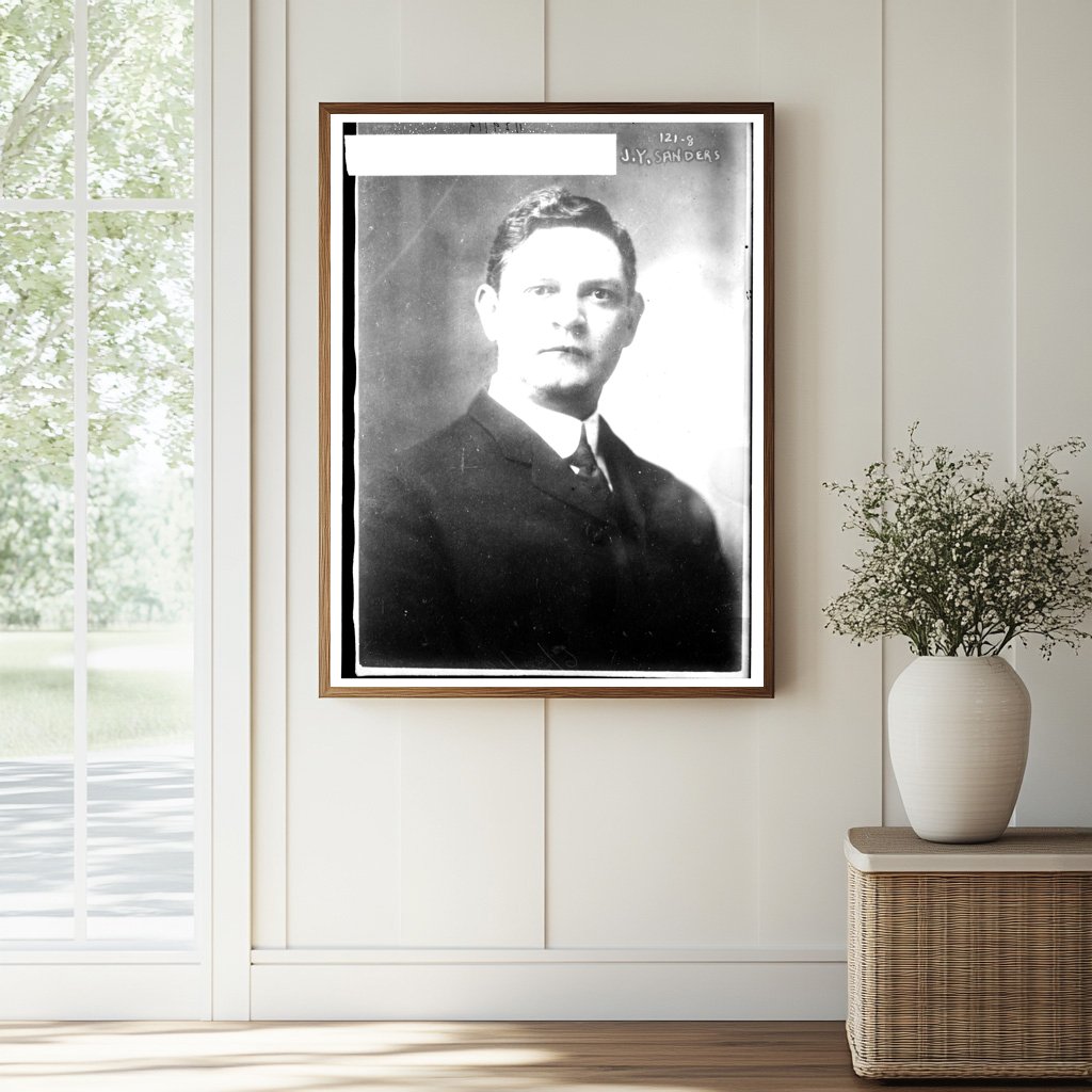 Historic Bust of Louisianas Governor J.Y. Sanders