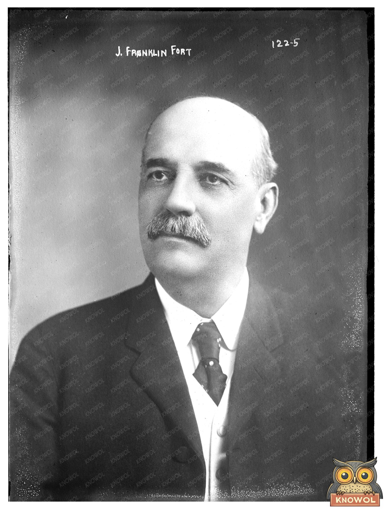 J. Franklin Fort: New Jersey Governors Portrait Bust
