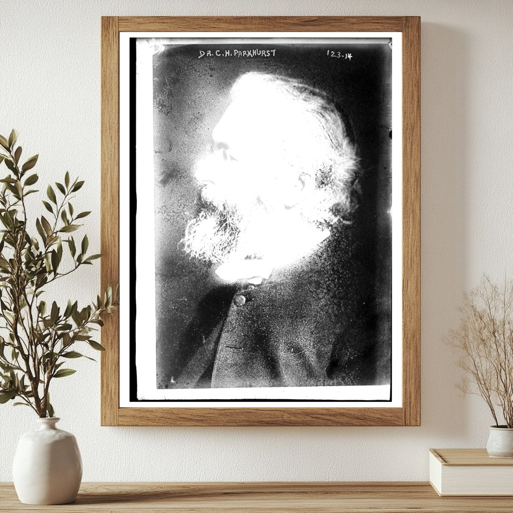 Influential Social Reformer: Dr. Parkhurst Portrait