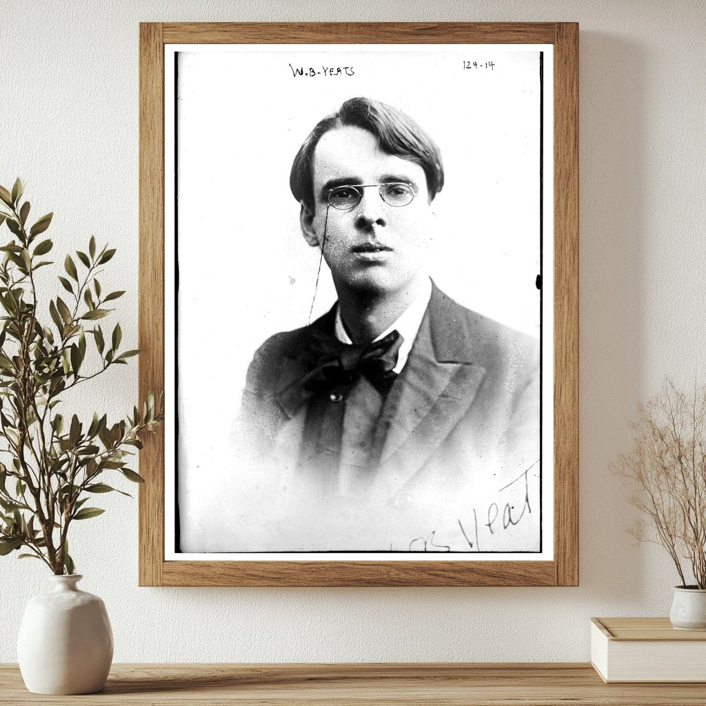 1920 Bust of W.B. Yeats: Iconic Irish Poet Portrait