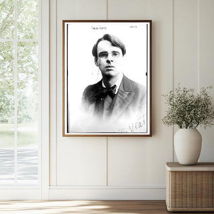 1920 Bust of W.B. Yeats: Iconic Irish Poet Portrait
