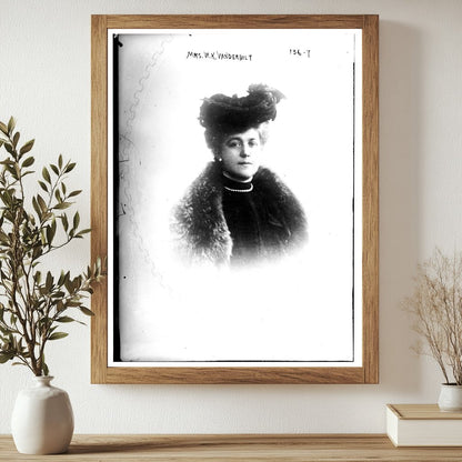 Elegant Portrait of a Gilded Age Society Matron