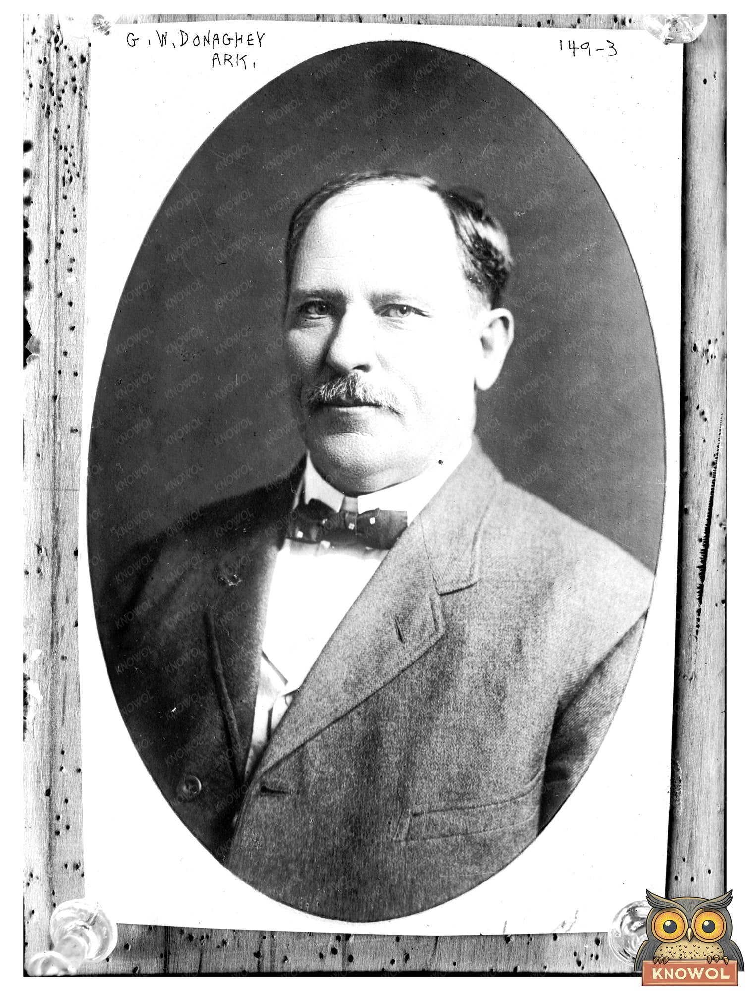 Historic Cameo of Arkansas Governor Donaghey
