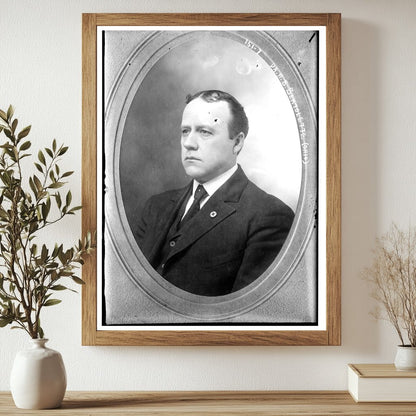 Vintage Portrait of Early 20th-Century Ohio Physician