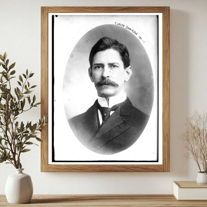 Elegant Cameo Portrait of a Notable Governor