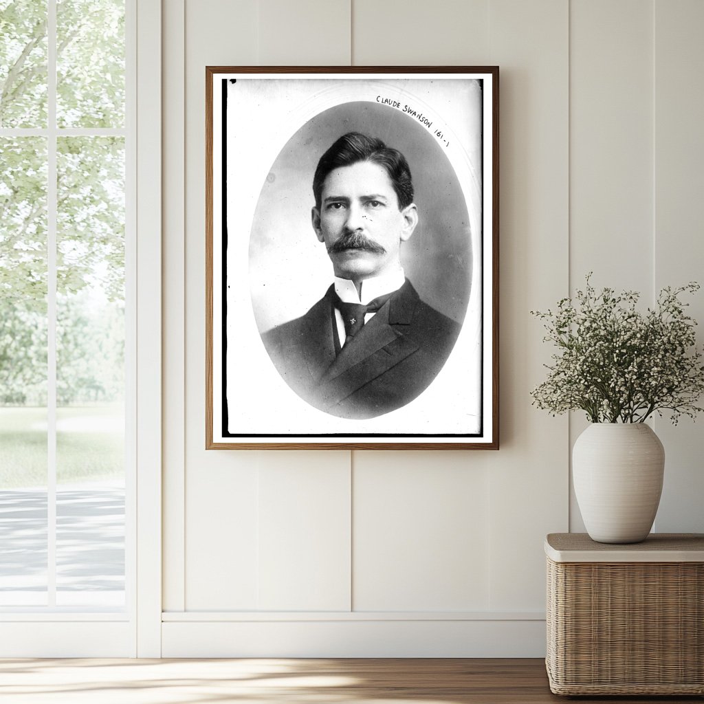 Elegant Cameo Portrait of a Notable Governor