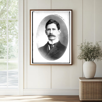 Elegant Cameo Portrait of a Notable Governor