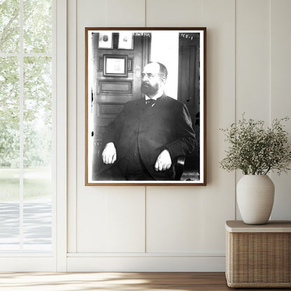 Historic Portrait of A. van Wyck, Political Leader 1908