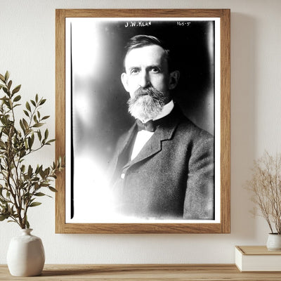 Early 20th Century Political Bust of J.W. Kern