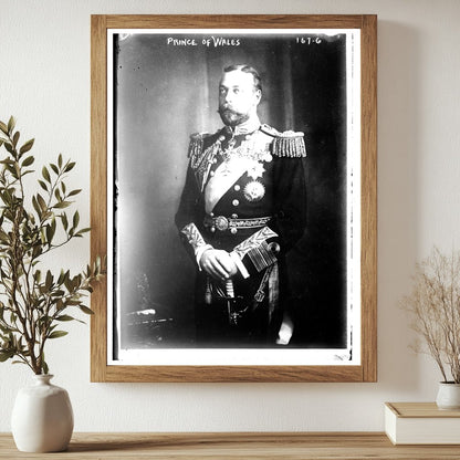 1908 Military Portrait of the Prince of Wales in Uniform